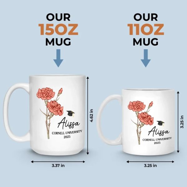 Dream Big, Work Hard, Stay Focused - Family Personalized Custom Mug - Graduation Gift For Family Members, Siblings, Brothers, Sisters