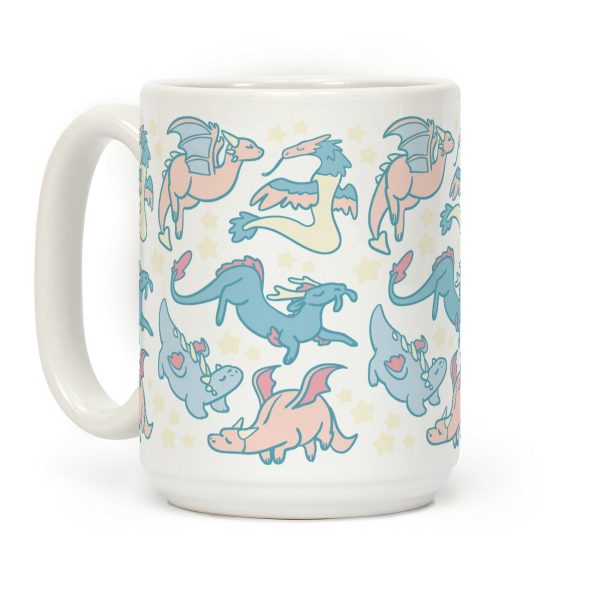 Dreamy Dragon Pattern Coffee Mug Dreamy Dragon Pattern Coffee Mug
