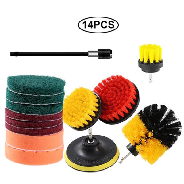 Drill Attachment Scrub Brush Kit Drill Attachment Scrub Brush Kit