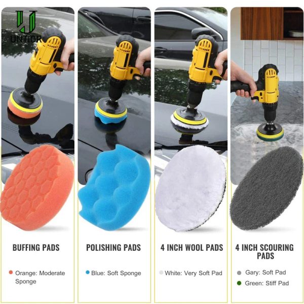Drill Attachment Scrub Brush Kit Drill Attachment Scrub Brush Kit
