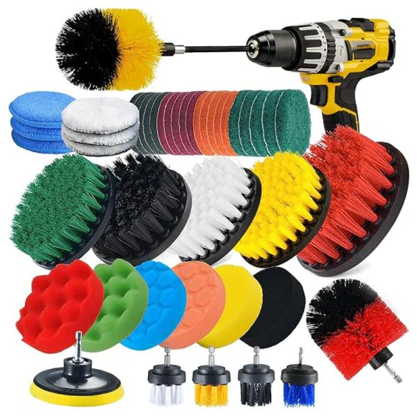 Drill Attachment Scrub Brush Kit Drill Attachment Scrub Brush Kit