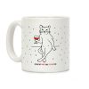 Drinking Wine And Feline Fine Coffee Mug Drinking Wine And Feline Fine Coffee Mug