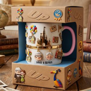 DSNY Growing Old Together - Personalized Accent Mug - Gift For Grandparents, Parents, Couples NL122