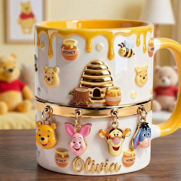 DSNY Honey Bear And Friends - Personalized Accent Mug - Gift For Movie Fans NL122 DSNY Honey Bear And Friends - Personalized Accent Mug - Gift For Movie Fans NL122