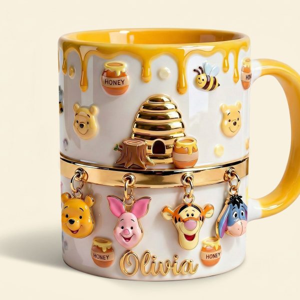 DSNY Honey Bear And Friends - Personalized Accent Mug - Gift For Movie Fans NL122 DSNY Honey Bear And Friends - Personalized Accent Mug - Gift For Movie Fans NL122