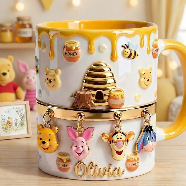 DSNY Honey Bear And Friends - Personalized Accent Mug - Gift For Movie Fans NL122 DSNY Honey Bear And Friends - Personalized Accent Mug - Gift For Movie Fans NL122