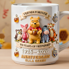 DSNY Honey Bear Celebrate 100 Years Of Friendship - Personalized Ceramic Mug - Anniversary Gift For Movie Fans NL122