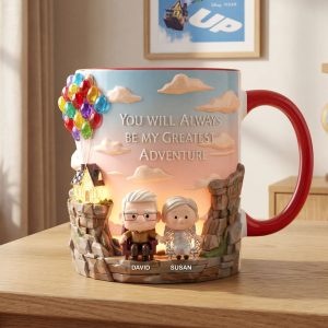 DSNY You Will Always Be My Greatest Adventure - Personalized Accent Mug - Gift For Couple, Fan Movies HH01