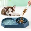 Dual Slow Feeder & Lick Mat Bowl Dual Slow Feeder & Lick Mat Bowl