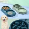 Dual Slow Feeder & Lick Mat Bowl Dual Slow Feeder & Lick Mat Bowl