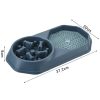 Dual Slow Feeder & Lick Mat Bowl Dual Slow Feeder & Lick Mat Bowl