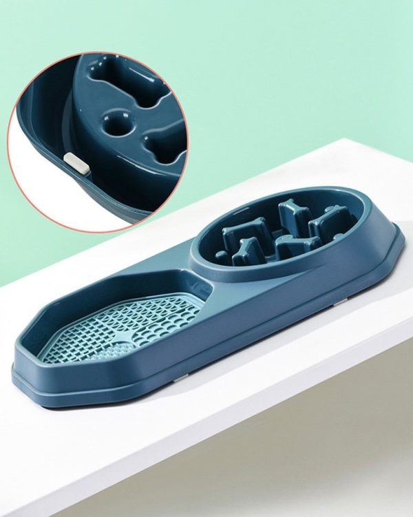 Dual Slow Feeder & Lick Mat Bowl Dual Slow Feeder & Lick Mat Bowl