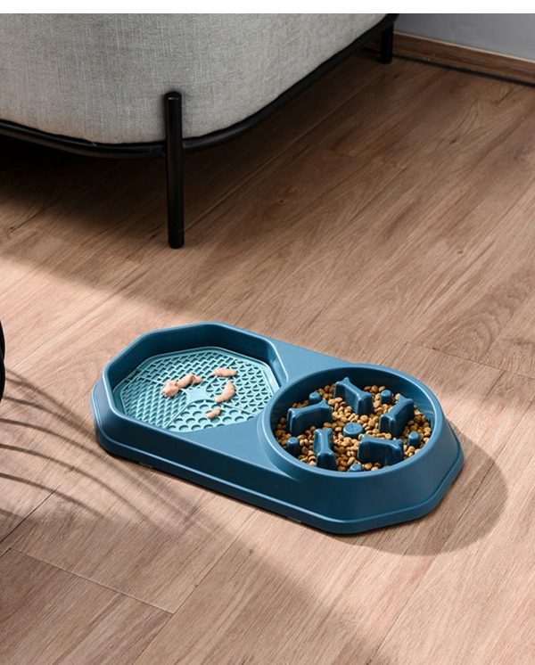 Dual Slow Feeder & Lick Mat Bowl Dual Slow Feeder & Lick Mat Bowl