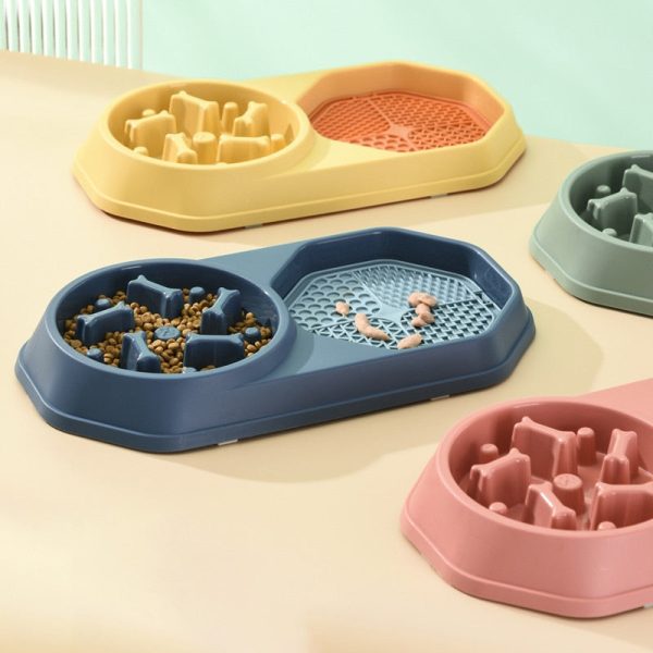 Dual Slow Feeder & Lick Mat Bowl Dual Slow Feeder & Lick Mat Bowl