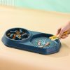 Dual Slow Feeder & Lick Mat Bowl Dual Slow Feeder & Lick Mat Bowl