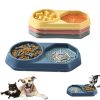 Dual Slow Feeder & Lick Mat Bowl Dual Slow Feeder & Lick Mat Bowl