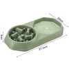 Dual Slow Feeder & Lick Mat Bowl Dual Slow Feeder & Lick Mat Bowl