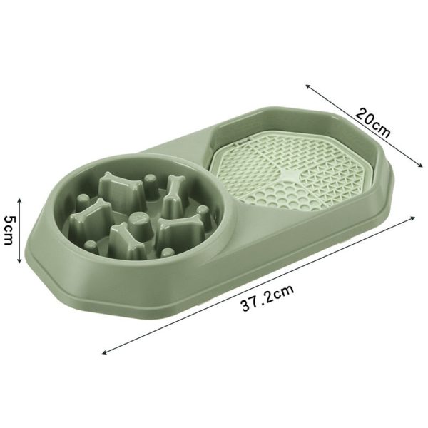Dual Slow Feeder & Lick Mat Bowl Dual Slow Feeder & Lick Mat Bowl