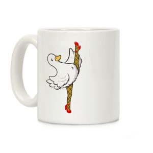Duck Dance Pin-up Legs Coffee Mug