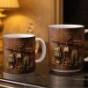 Duck Hunting Camp With Rifle and Ducks - Personalized Custom Coffee Mug - HTG004_MG Duck Hunting Camp With Rifle and Ducks - Personalized Custom Coffee Mug - HTG004_MG