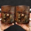Duck Hunting Camp With Rifle and Ducks - Personalized Custom Coffee Mug - HTG004_MG Duck Hunting Camp With Rifle and Ducks - Personalized Custom Coffee Mug - HTG004_MG