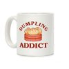 Dumpling Addict (With A Bite Taken Out Of A Cartoon Dumpling) Coffee Mug Dumpling Addict (With A Bite Taken Out Of A Cartoon Dumpling) Coffee Mug