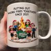 Dumpster Fire Response Team - Personalized Mug - Funny Gift For Coworkers, Work Besties