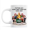 Dumpster Fire Response Team - Personalized Mug - Funny Gift For Coworkers, Work Besties