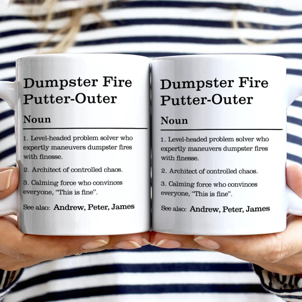Dumpster Fire Response Team Definition - Personalized Mug Dumpster Fire Response Team Definition - Personalized Mug