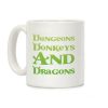 Dungeons, Donkeys and Dragons Coffee Mug Dungeons, Donkeys and Dragons Coffee Mug