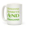 Dungeons, Donkeys and Dragons Coffee Mug Dungeons, Donkeys and Dragons Coffee Mug