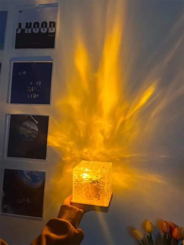 Dynamic Rotating Water Ripple Crystal Lamp Dynamic Rotating Water Ripple Crystal Lamp