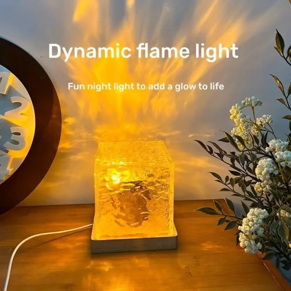 Dynamic Rotating Water Ripple Crystal Lamp Dynamic Rotating Water Ripple Crystal Lamp