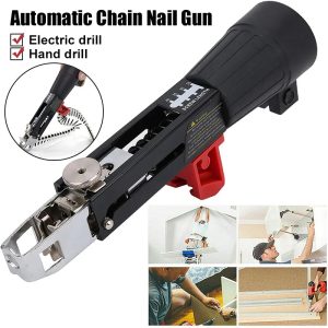 Electric Automatic Chain Nail Adapter Gun