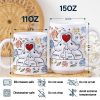 Elephant Love Family - Gift For Mother, Family - 3D Inflated Effect Printed Mug, Personalized White Edge-to-Edge Mug Elephant Love Family - Gift For Mother, Family - 3D Inflated Effect Printed Mug, Personalized White Edge-to-Edge Mug