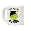 Emos Are Like Onions Coffee Mug Emos Are Like Onions Coffee Mug