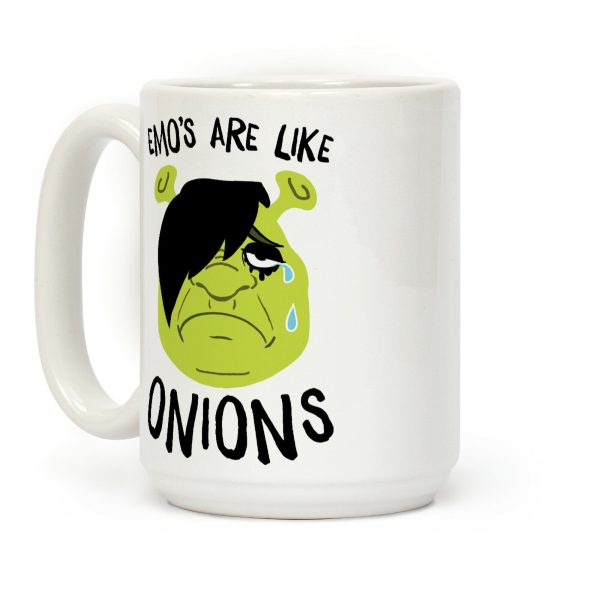 Emos Are Like Onions Coffee Mug Emos Are Like Onions Coffee Mug