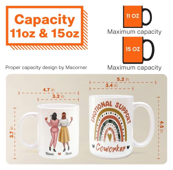 Emotional Support Coworker - Personalized Mug Emotional Support Coworker - Personalized Mug
