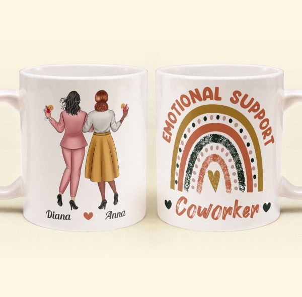 Emotional Support Coworker - Personalized Mug Emotional Support Coworker - Personalized Mug
