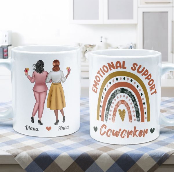 Emotional Support Coworker - Personalized Mug Emotional Support Coworker - Personalized Mug