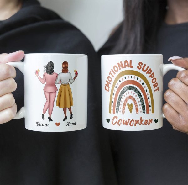 Emotional Support Coworker - Personalized Mug Emotional Support Coworker - Personalized Mug