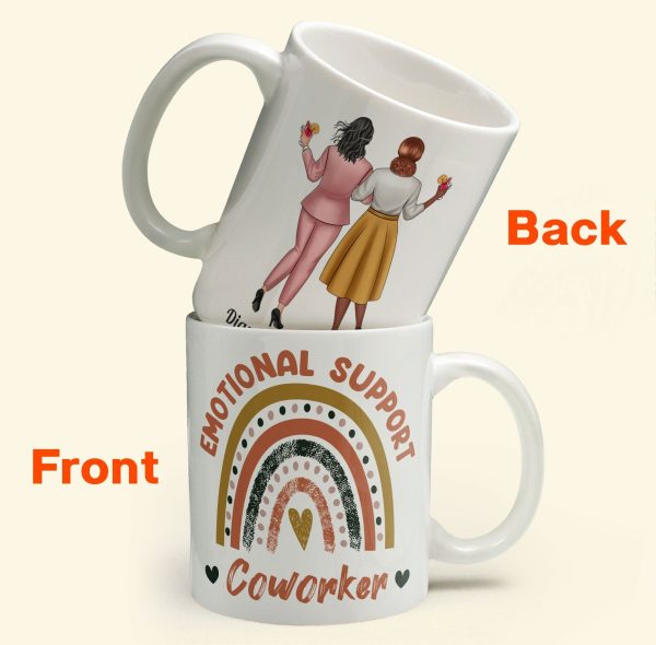 Emotional Support Coworker - Personalized Mug Emotional Support Coworker - Personalized Mug