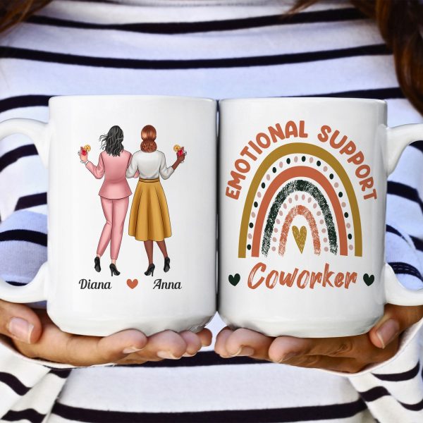 Emotional Support Coworker - Personalized Mug Emotional Support Coworker - Personalized Mug