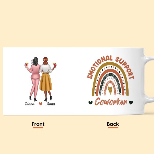 Emotional Support Coworker - Personalized Mug Emotional Support Coworker - Personalized Mug