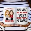 Emotional Support Work Besties - Personalized Mug Emotional Support Work Besties - Personalized Mug