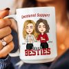 Emotional Support Work Besties - Personalized Mug Emotional Support Work Besties - Personalized Mug