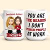 Emotional Support Work Besties - Personalized Mug Emotional Support Work Besties - Personalized Mug