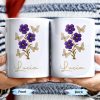 Enjoy The Delicate Beauty Birth Flowers And Butterflies - Personalized Custom Coffee Mug - DTG032_MG Enjoy The Delicate Beauty Birth Flowers And Butterflies - Personalized Custom Coffee Mug - DTG032_MG