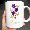 Enjoy The Delicate Beauty Birth Flowers And Butterflies - Personalized Custom Coffee Mug - DTG032_MG Enjoy The Delicate Beauty Birth Flowers And Butterflies - Personalized Custom Coffee Mug - DTG032_MG