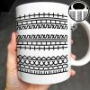 Enjoy Your Daily Coffee With Traditional Patterns, Geometric Lines - Personalized Custom Coffee Mug - FAM353_MG Enjoy Your Daily Coffee With Traditional Patterns, Geometric Lines - Personalized Custom Coffee Mug - FAM353_MG
